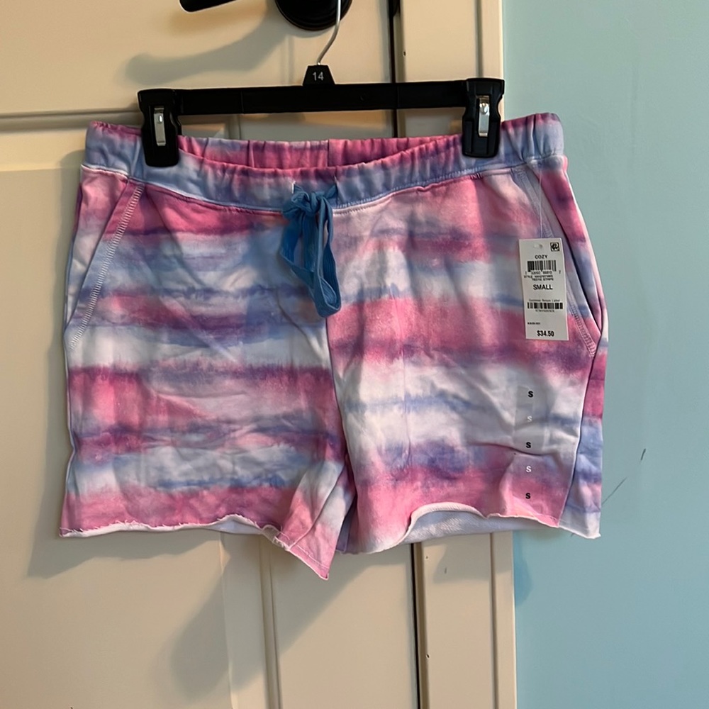NEW tie die shorts!
